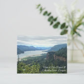 Uitzicht van Vista House, Oregon Briefkaart (Staand voorkant)