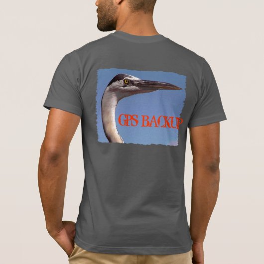 Uitzicht van vogeloog t-shirt (Achterkant)