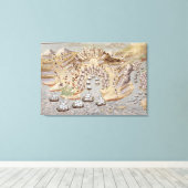 Uitzicht van vogelpest in western Griekenland, gec Canvas Afdruk (Insitu (Houten vloer))