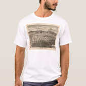 Uitzicht van vogelpest op Azusa, Californië (1887) T-shirt (Voorkant)