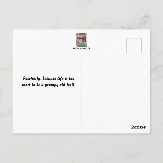 Uitzicht van vogels briefkaart (Achterkant)