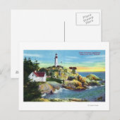Uitzicht van vuurtoren van Point Atkinson 2 Briefkaart (Voorkant / Achterkant)