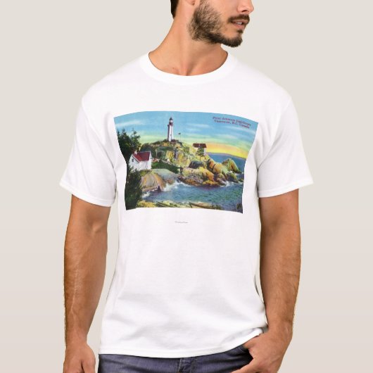 Uitzicht van vuurtoren van Point Atkinson 2 T-shirt (Voorkant)