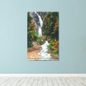 Uitzicht van Wah-Kee-Na-Herfsten Canvas Afdruk (Insitu (Houten vloer))
