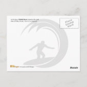 Uitzicht van Waikiki Beach, Oahu, Hawaii Briefkaart (Achterkant)