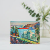 Uitzicht van Waldemarsudde over Kvarnholmen Briefkaart (Staand voorkant)