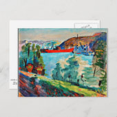 Uitzicht van Waldemarsudde over Kvarnholmen Briefkaart (Voorkant / Achterkant)