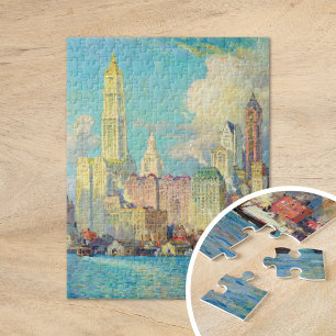 Uitzicht van Wall Street   Colin Campbell Cooper Legpuzzel