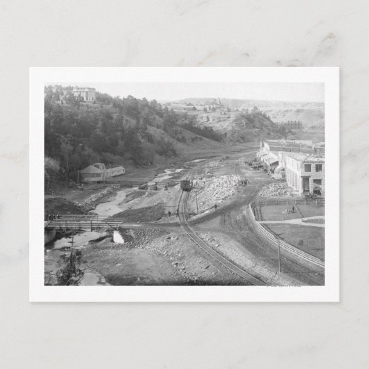 Uitzicht van warme veren, SD-foto Briefkaart (Voorkant)