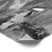 Uitzicht van warme veren, SD-foto Poster (Hoek)