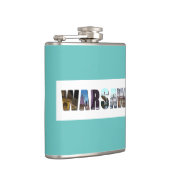 Uitzicht van Warschau Polen Heupfles (Rechts)