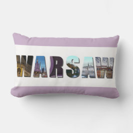 Uitzicht van Warschau Polen Kussen