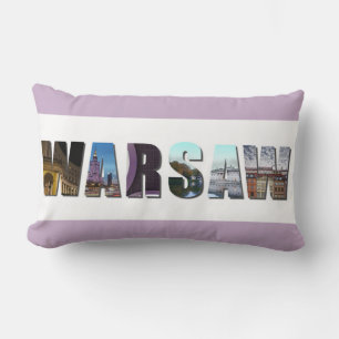 Uitzicht van Warschau Polen Kussen