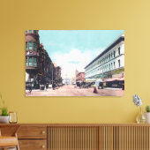 Uitzicht van Washington Street Oakland, CA Canvas Afdruk (Insitu (Woonkamer))