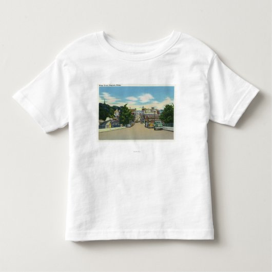Uitzicht van Water Street Kinder Shirts (Voorkant)