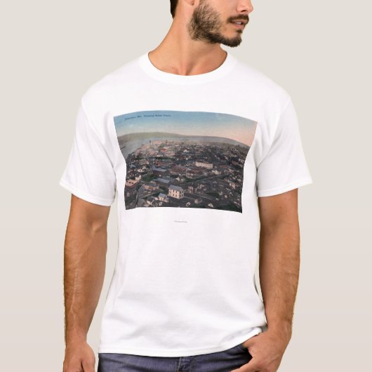 Uitzicht van Waterfront en City T-shirt (Voorkant)