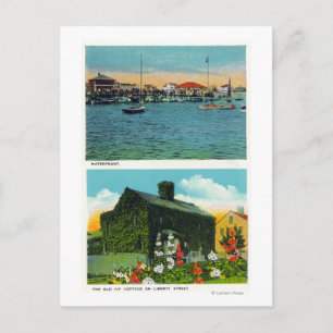 Uitzicht van Waterfront, Old Ivy Cottage on Libert Briefkaart