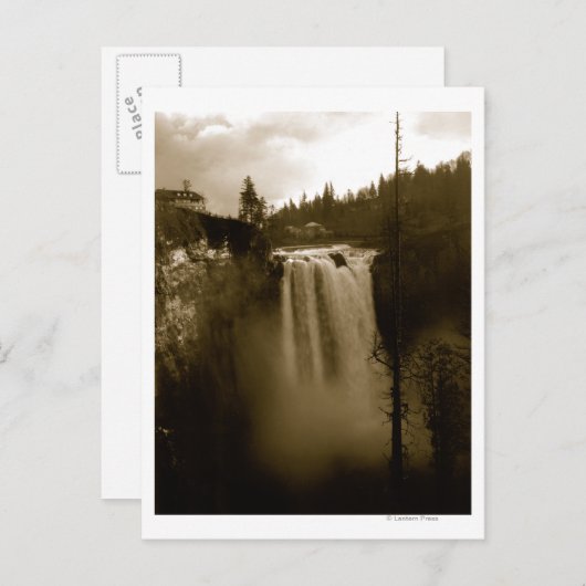 Uitzicht van Waterval Briefkaart (Voorkant / Achterkant)