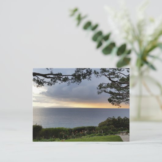 Uitzicht van Wayfarers Chapel Briefkaart (Staand voorkant)