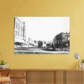 Uitzicht van Webster Street Canvas Afdruk (Insitu (Woonkamer))