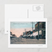 Uitzicht van Wenatchee Avenue Briefkaart (Voorkant / Achterkant)