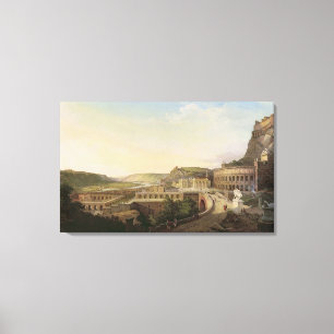 Uitzicht van Wenen in Roman Times, 1860 Canvas Afdruk