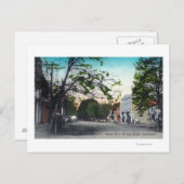 Uitzicht van West Elm Street Lodi, CA Briefkaart (Voorkant / Achterkant)