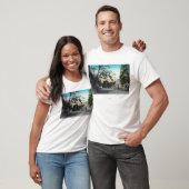 Uitzicht van West Elm Street Lodi, CA T-shirt (Unisex)