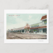 Uitzicht van West Main StreetTurlock, CA Briefkaart (Voorkant)