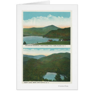 Uitzicht van Whiteface Mt uit Signal Hill, Heart