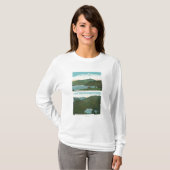 Uitzicht van Whiteface Mt uit Signal Hill, Heart T-shirt (Voorkant volledig)