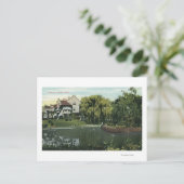Uitzicht van Willow Pond Briefkaart (Staand voorkant)