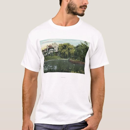 Uitzicht van Willow Pond T-shirt (Voorkant)