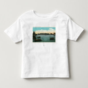 Uitzicht van witte olifant kinder shirts