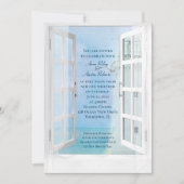 uitzicht van witte vuurtoren met zeegarren kaart (Voorkant)