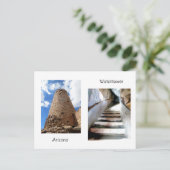 Uitzicht van woestijn Watchtower 2 Briefkaart (Staand voorkant)