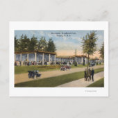 Uitzicht van Woodland Park Menagerie Briefkaart (Voorkant)