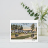 Uitzicht van Woodland Park Menagerie Briefkaart (Staand voorkant)