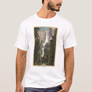 Uitzicht van Yosemite-Herfsten en vallei T-shirt