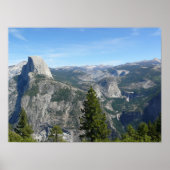 Uitzicht van Yosemite uit Glacier Point, CA Poster (Voorkant)