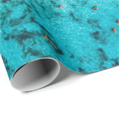 Uitzicht van zandige zandstranden met kleurrijke p cadeaupapier (Rol Hoek)