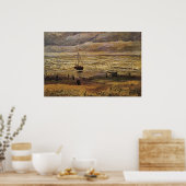 Uitzicht van Zee in Scheveningen door Vincent van  Poster (Keuken)