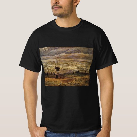 Uitzicht van Zee in Scheveningen door Vincent van  T-shirt (Voorkant)