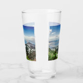Uitzicht van zee uit bergen glas (Rechts)