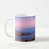 Uitzicht van zonnepanelen boven Valletta Koffiemok (Links)