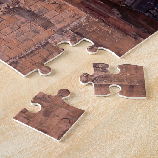 Uitzicht van zonnepanelen boven Valletta Legpuzzel (Zijkant)