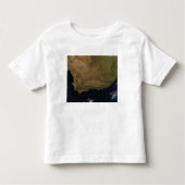 Uitzicht van Zuid-Afrika per satelliet Kinder Shirts (Voorkant)