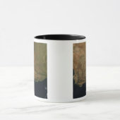 Uitzicht van Zuid-Afrika per satelliet Mok (Midden)