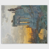 Uitzicht van Zuid-Italië met Romeinse oudheid Cadeaupapier (Vlak)