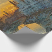 Uitzicht van Zuid-Italië met Romeinse oudheid Cadeaupapier (Hoek)